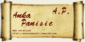 Anka Panišić vizit kartica